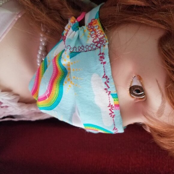 Kid Size Mask w/ Copper/Silver Filters-Rainbows - Picture 4 of 5